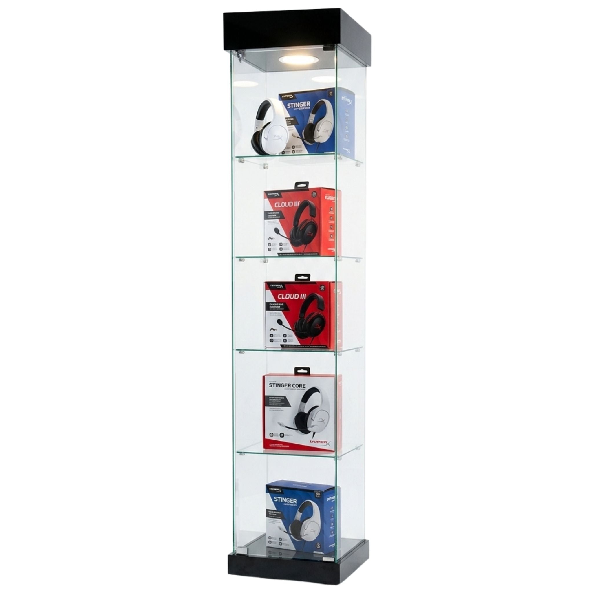 Vitrina de Vidrio 190x40x40 cm