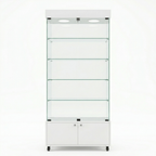 Vitrina de Vidrio 190x80x40 cm