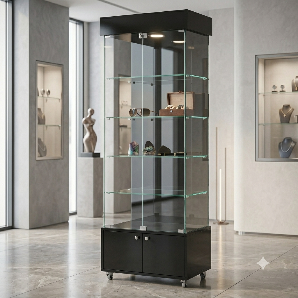 Vitrina de Vidrio 190x60x40 cm